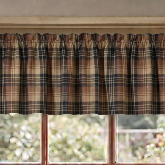 Additional Image for Brown, Black, & Tan Valances: Rustic Country