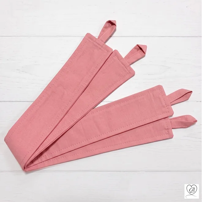 Additional Image for Blush Pink Cotton Cafe Curtains: Custom Size
