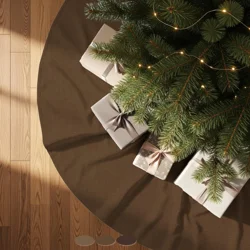 Brown Tree Skirt: Christmas Holiday Decor