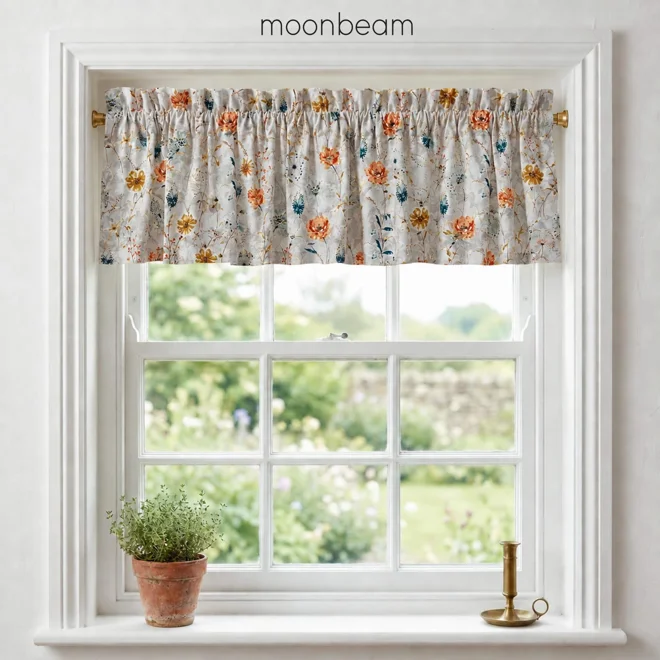 Additional Image for Floral Wildflower Cotton Valances - Watercolor Flowers
