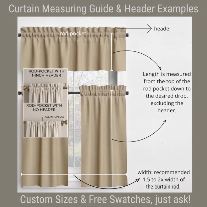 Additional Image for Wildflower & Wheat Floral Curtains: Beige, Black, Navy, Burgundy