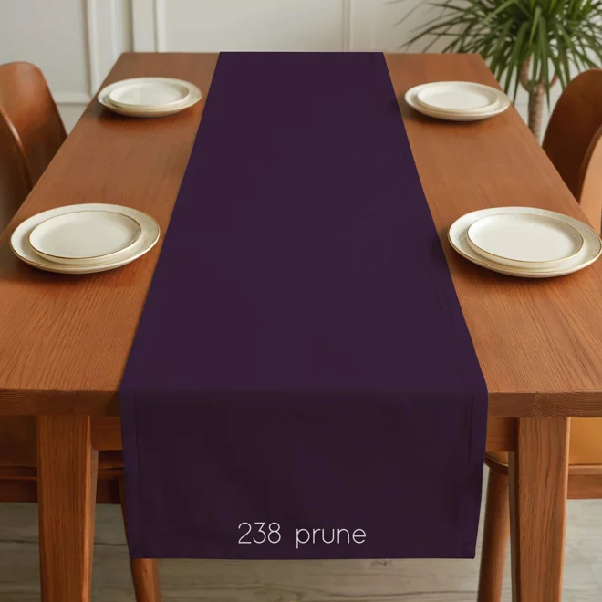 Additional Image for Purple & Lavender Cotton Table Runner, Placemats, and Napkins