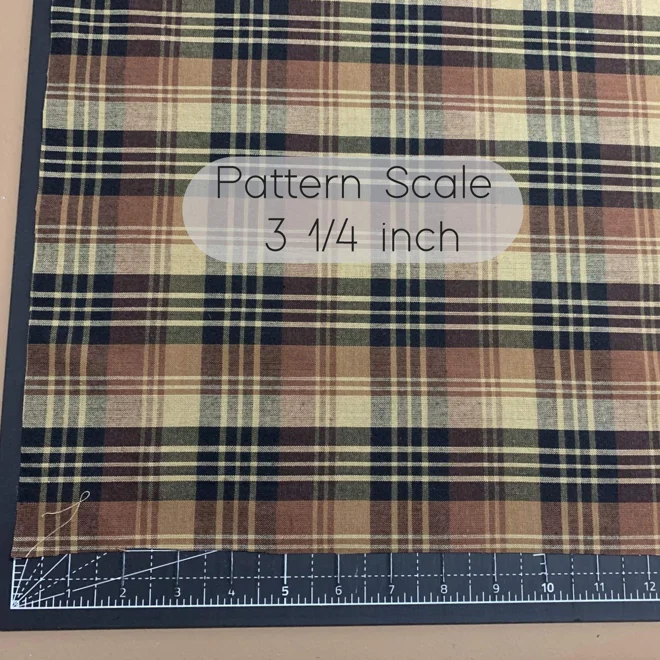 Additional Image for Brown, Black, & Tan Plaid Curtains: Rustic Country Tiers