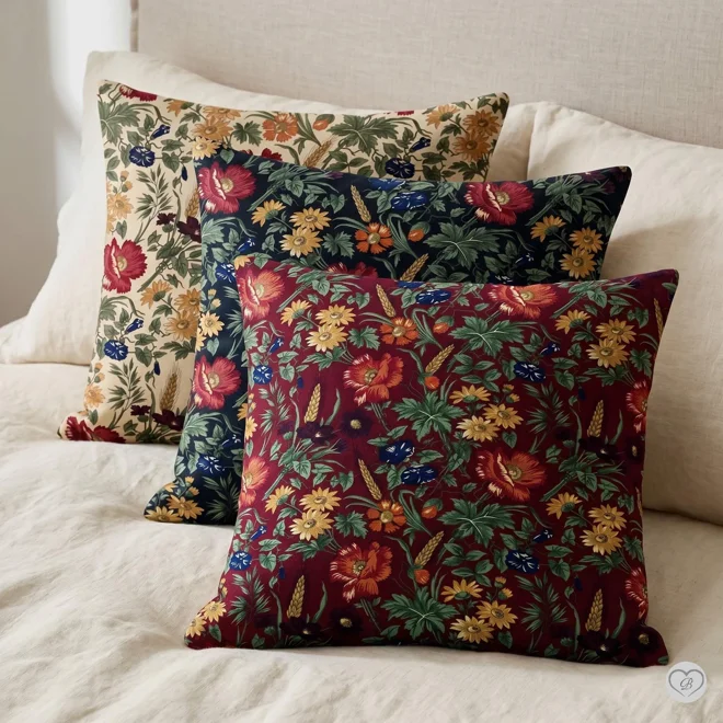 product Image for Wildflowers & Wheat Floral Pillow Covers: Euro Shams and Lumbar
