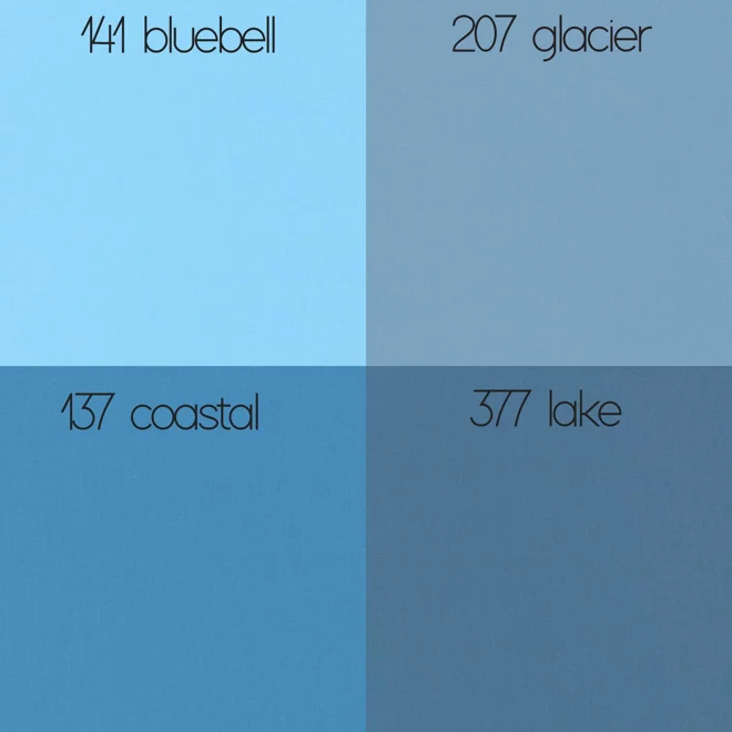 Additional Image for Solid Blue Cotton Valances, Custom Sizes