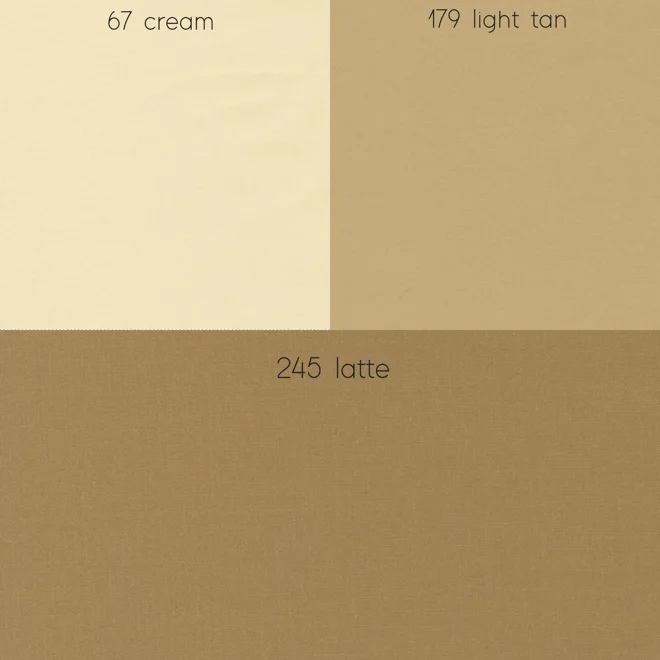 Additional Image for Tan & Cream Cafe Curtains: Custom Sizes
