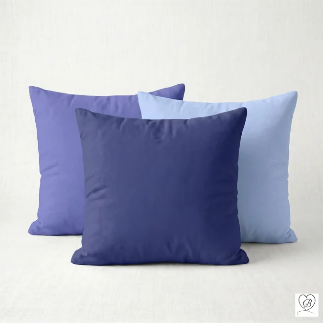 product Image for Periwinkle Blue Cotton Pillow Covers | Euro Shams & Custom Sizes