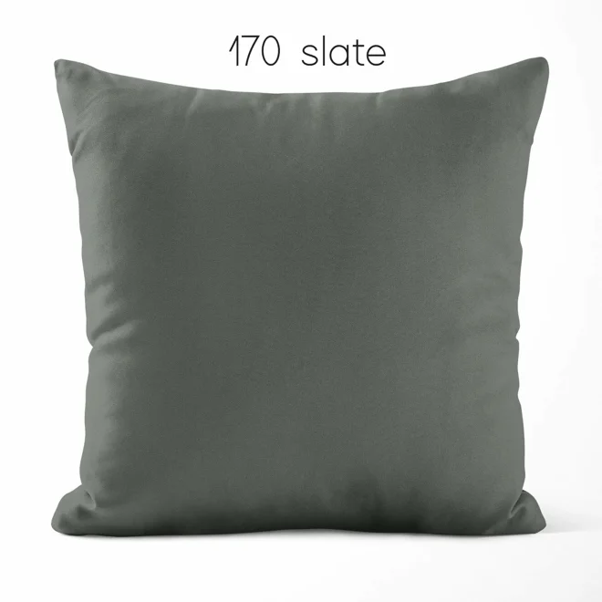 Additional Image for Gray Cotton Pillow Covers | Euro Shams & Custom Sizes