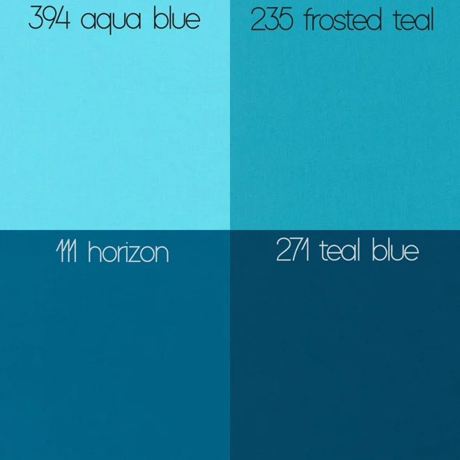 Additional Image for Aqua Teal Blue Cotton Pillow Covers | Euro Shams & Custom Sizes