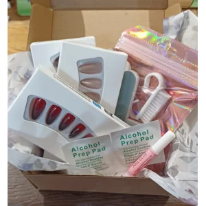 Nail Bundle - Burgundy & Ombre
