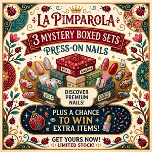 Lucky draw 3 sets of boxed press on nails plus surprises