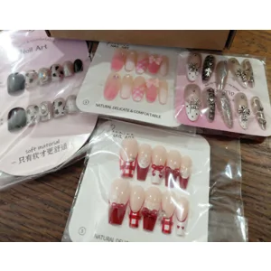 Boxed press on nail bundle - 3d elements
