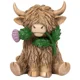 Highland Cow with Thistle