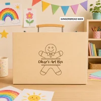 Personalised Art Set in Wooden Ca..