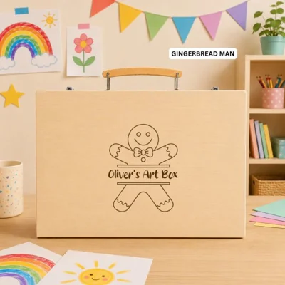 Personalised Art Set in Wooden Case 67 Piece