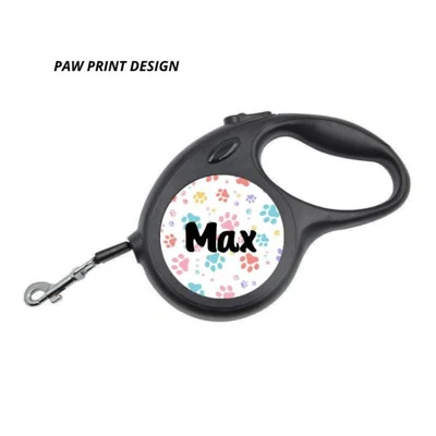 Personalised Retractable Pet Lead 5M