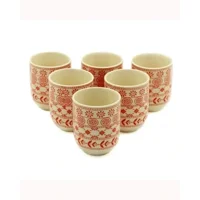 6x Herbal Tea Cup - Amber