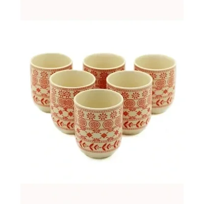6x Herbal Tea Cup - Amber