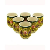 6x Herbal Tea Cup - Long Life Ori..