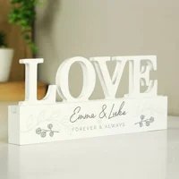 Personalised Botanical Wooden Lov..