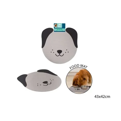 Anti Slip Dog Head Food Mat