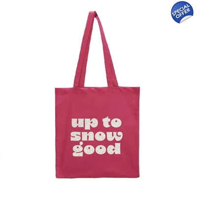 Glitter Tote Bag - Up to Snow Good