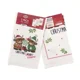 3pk Tea Towels - Highland Cow Christmas Kisses