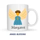 angel blessing Personalised Christmas Mug