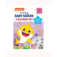 Baby Shark Colouring Set