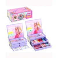 Barbie 52 Piece Colouring Case