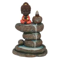 Red Buddha and Rock Pond Backflow..