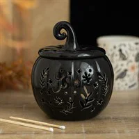 Black Folk Pumpkin Oil Burner and..