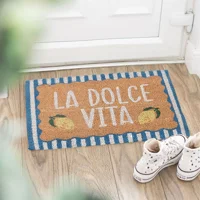 Blue La Dolce Vita Doormat
