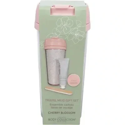 Body Collection Travel Mug Cherry Blossom Gift Set