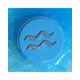 Box of 2 Zodiac Bath Fizzers with Horoscope - Aq..
