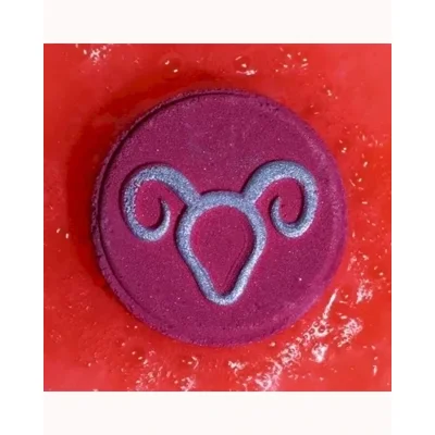 Box of 2 Zodiac Bath Fizzers with Horoscope - Aries
