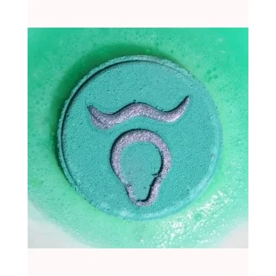 Box of 2 Zodiac Bath Fizzers with Horoscope - Taurus