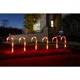 Candy Cane Stake Lights 5pk