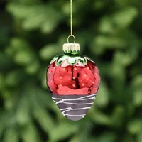 Chocolate Strawberry Glass Hangin..