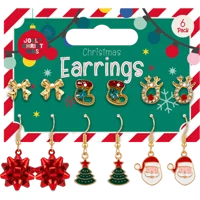 Christmas Earrings 6pk