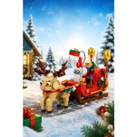 Christmas Sleigh Building Bricks