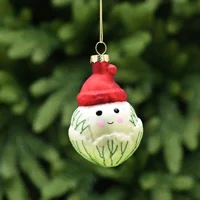 Christmas Sprout Glass Hanging De..