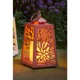 Cornish In Lit Lantern - Red