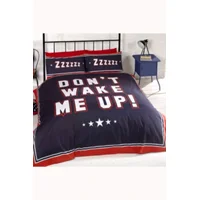 Dont Wake Me Up Duvet Set Navy