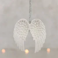 Double Glitter Angel Wing Hanging..