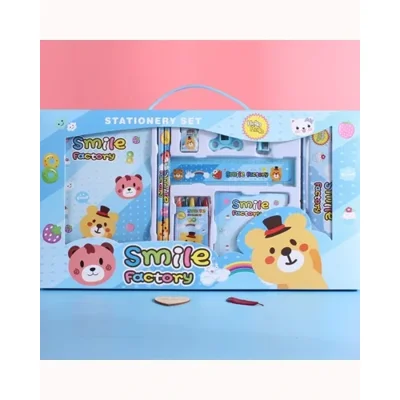 Smile Factory Cute Blue Bear Stationary Gift Set B