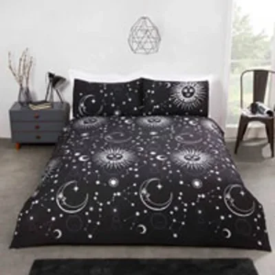 Black Celestial Duvet Set