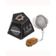 Raw Gemstone Tea Strainer - Gold Tigers Eye