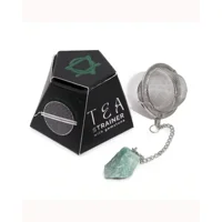 Raw Gemstone Tea Strainer - Green..
