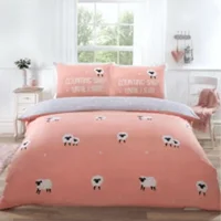 Blush Counting Sheep Duvet Set